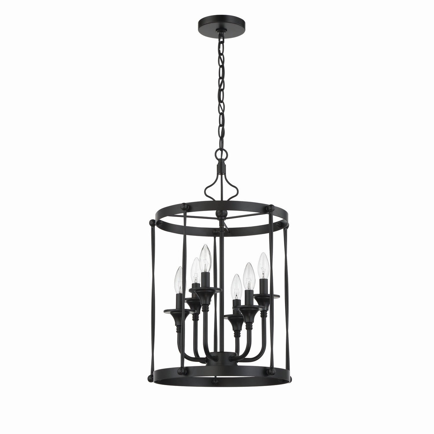 Craftmade - 57036-FB - Six Light Foyer Pendant - Jolenne - Flat Black
