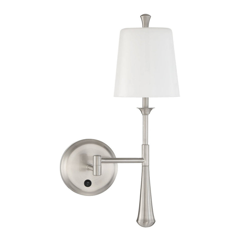 Craftmade - 57461SA-BNK - One Light Wall Sconce - Palmer - Brushed Polished Nickel