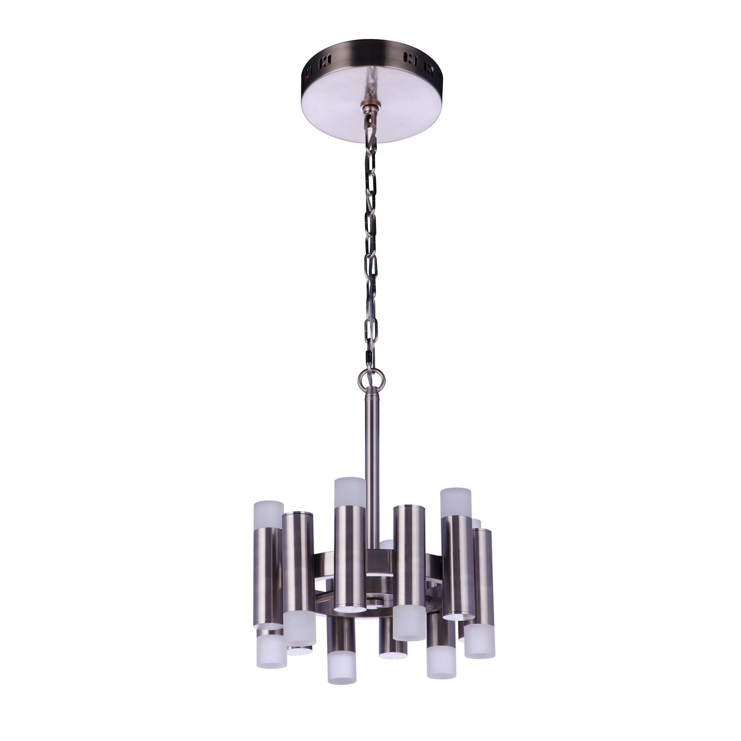 Craftmade - 57552-BNK-LED - LED Convertible Semi Flushmount - Simple Lux - Brushed Polished Nickel