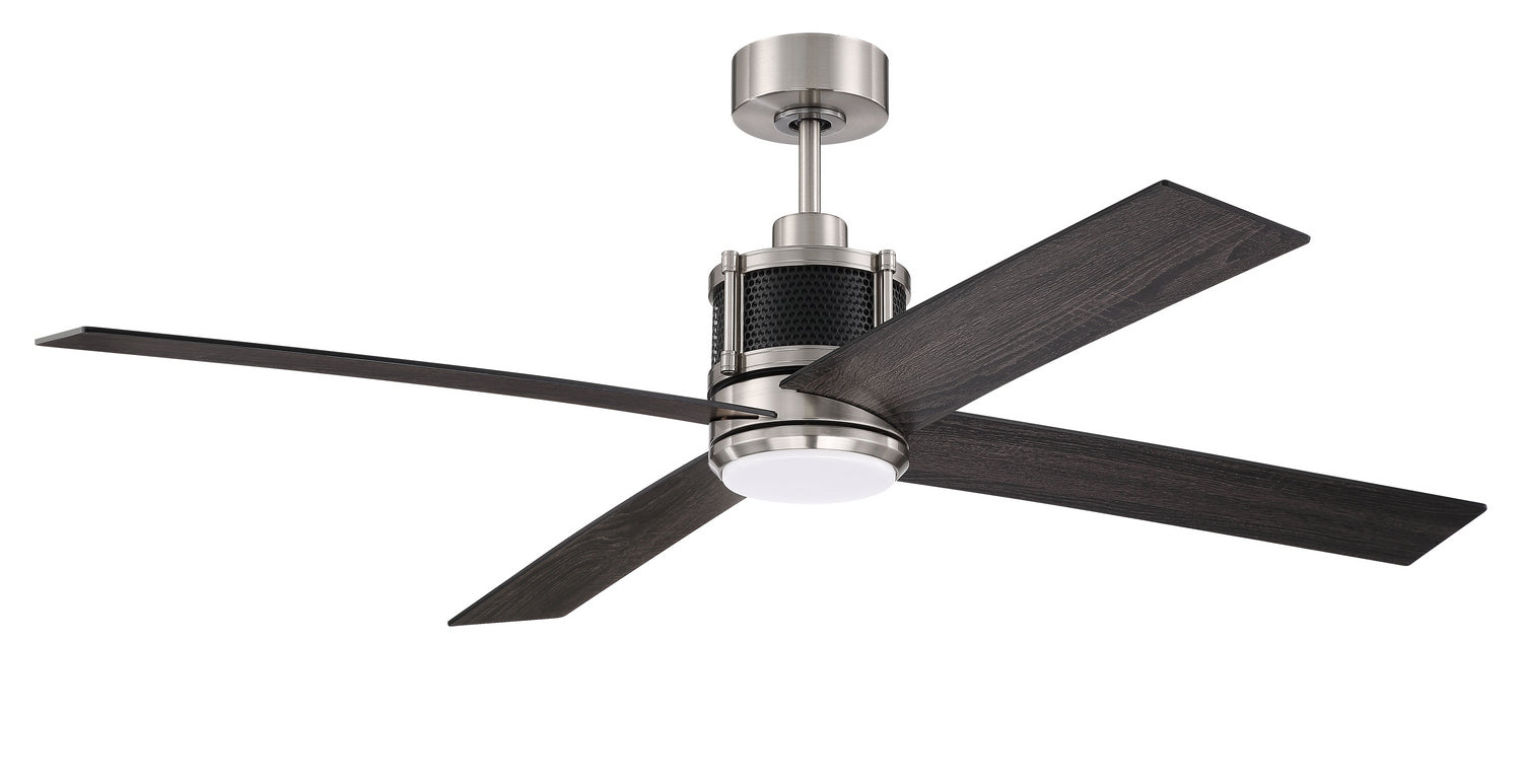Craftmade - GRG56BNKFB4 - 56"Ceiling Fan - Gregory - Brushed Polished Nickel