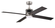 Craftmade - GRG56BNKFB4 - 56"Ceiling Fan - Gregory - Brushed Polished Nickel
