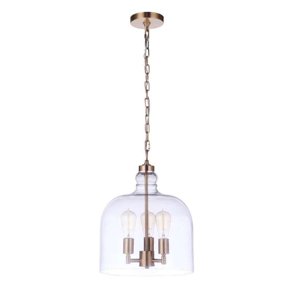 Craftmade - P975SB3 - Three Light Pendant - Jackson - Satin Brass