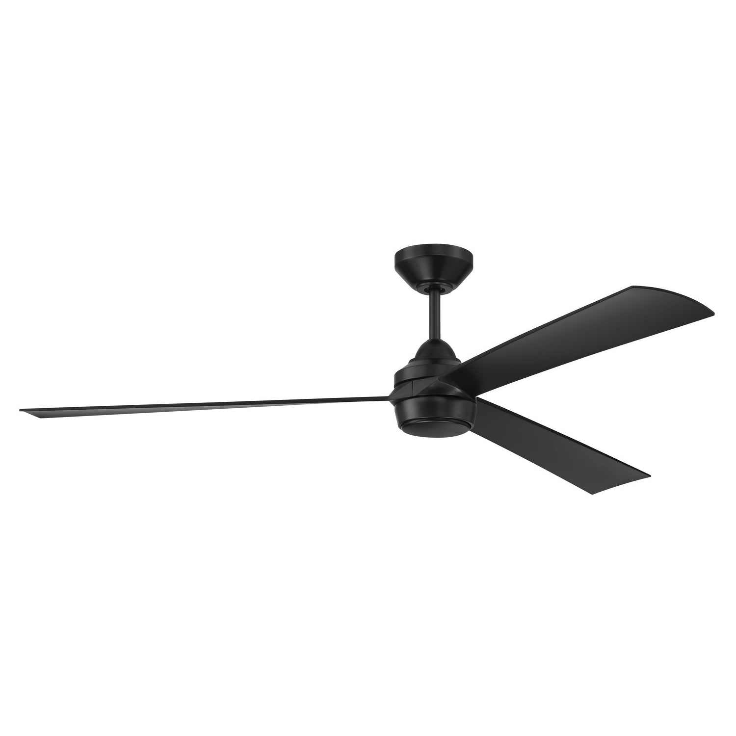 Craftmade - STL60FB3-NWF - 60" Ceiling Fan - Sterling - Flat Black