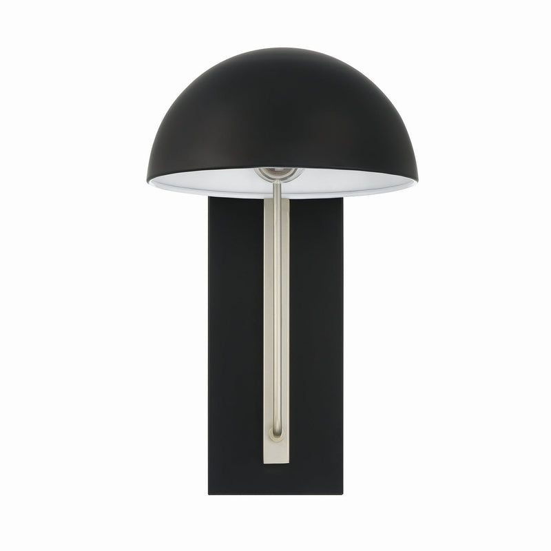 Craftmade - ZA4914-MNSA - One Light Outdoor Wall Mount - Kahn - Midnight/Satin Aluminum