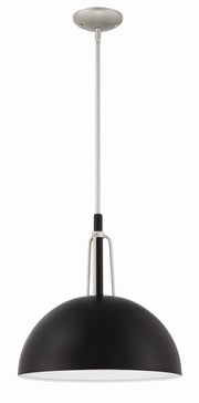 Craftmade - ZA4921-MNSA - One Light Outdoor Pendant - Kahn - Midnight/Satin Aluminum