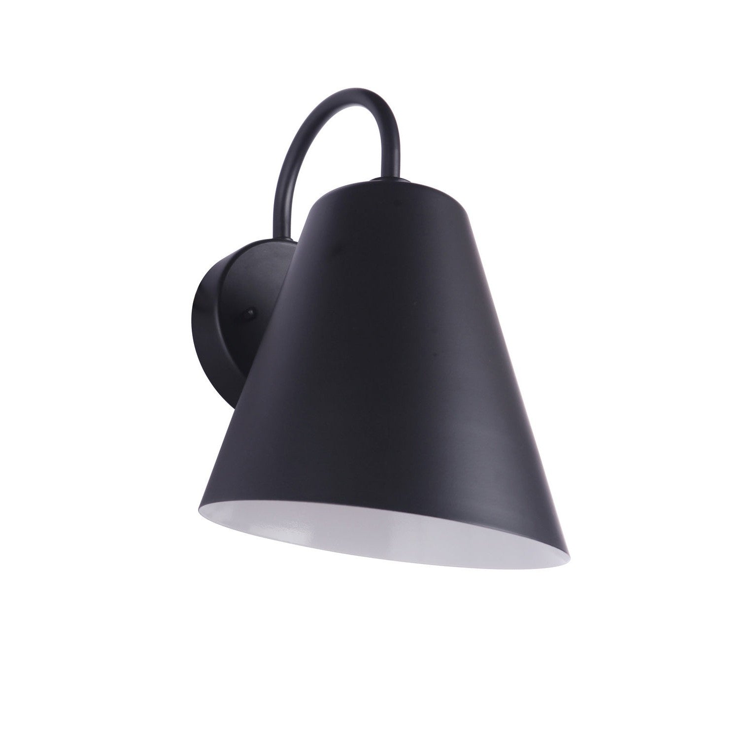 Craftmade - ZA5024-MN - One Light Outdoor Wall Mount - Point Clear - Midnight