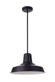 Craftmade - ZA5701-MN - One Light Outdoor Pendant - Briscoe - Midnight