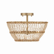 Capital Lighting - 244131MA - Three Light Dual Mount Semi Flush/Pendant - Wren - Matte Brass