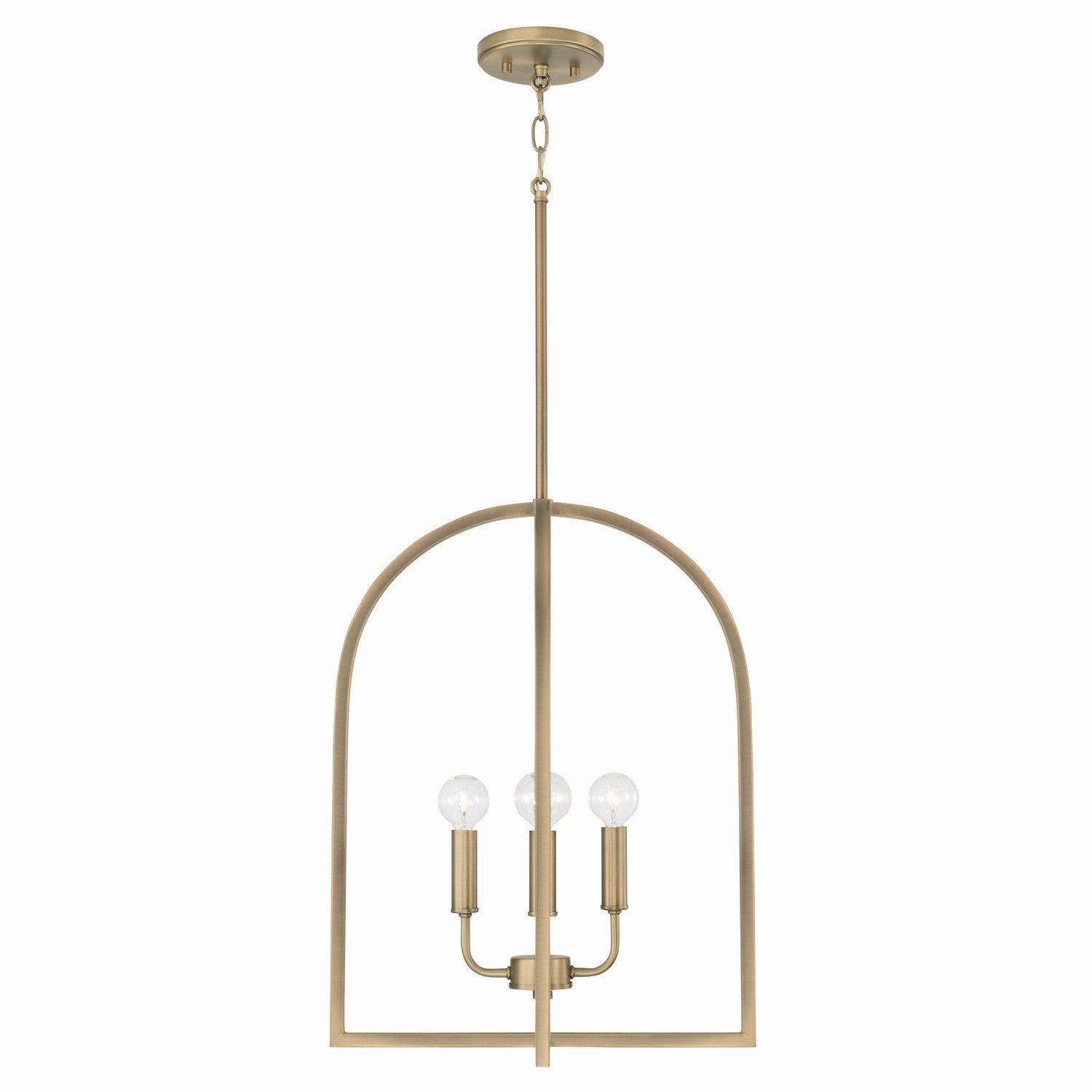 Capital Lighting - 548841AD - Four Light Foyer - Lawson - Aged Brass