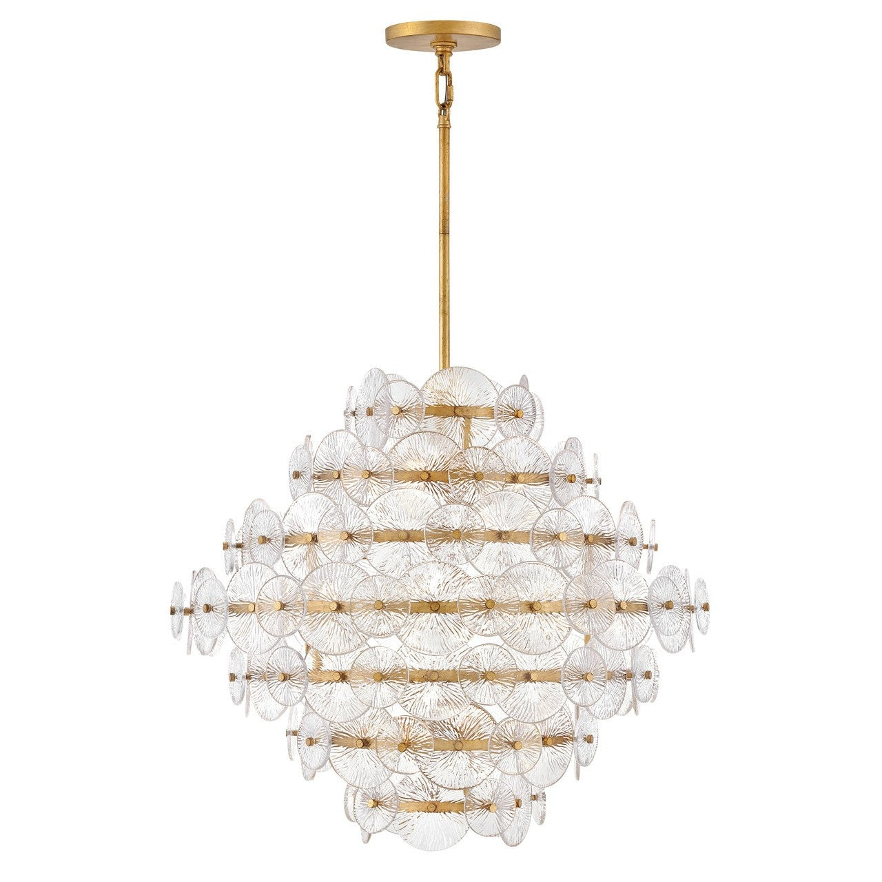 Fredrick Ramond - FR30128DA - LED Pendant - Rene - Distressed Brass