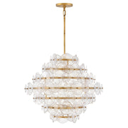 Fredrick Ramond - FR30128DA - LED Pendant - Rene - Distressed Brass