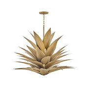 Fredrick Ramond - FR30816BNG - LED Pendant - Agave - Burnished Gold