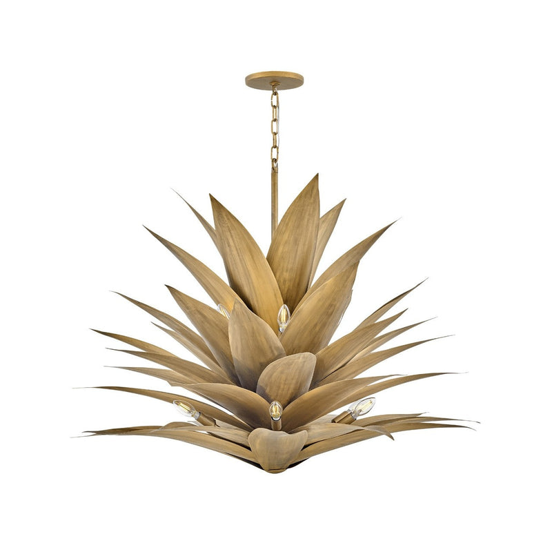 Fredrick Ramond - FR30816BNG - LED Pendant - Agave - Burnished Gold
