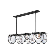 Fredrick Ramond - FR31266BLK - LED Linear Chandelier - Nala - Black