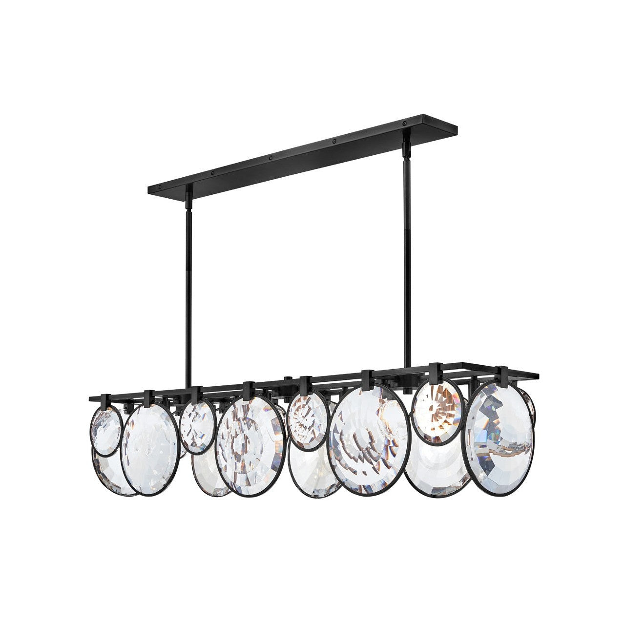 Fredrick Ramond - FR31266BLK - LED Linear Chandelier - Nala - Black
