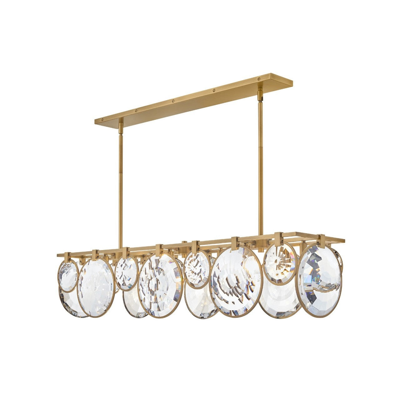Fredrick Ramond - FR31266HBR - LED Linear Chandelier - Nala - Heritage Brass