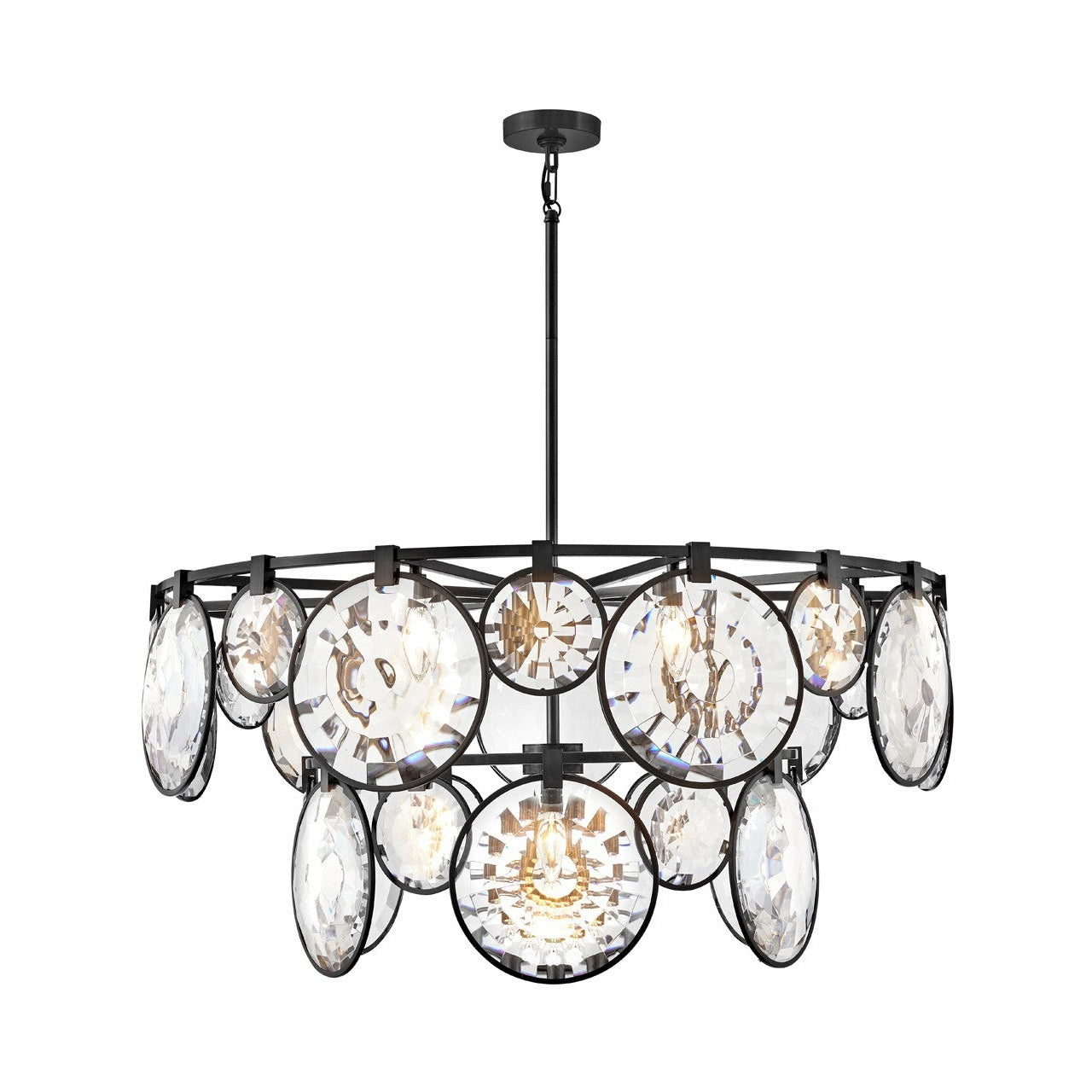 Fredrick Ramond - FR31268BLK - LED Chandelier - Nala - Black