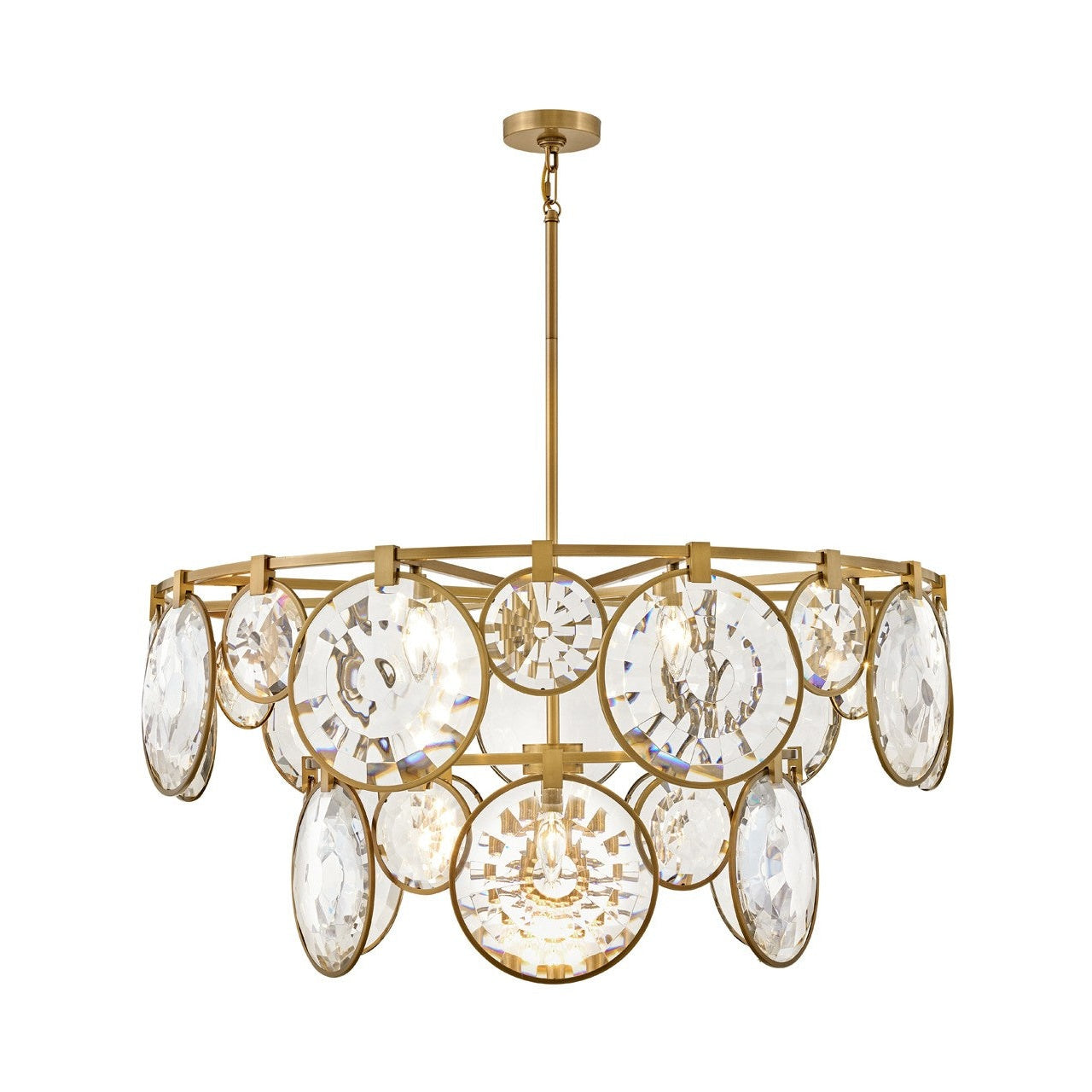 Fredrick Ramond - FR31268HBR - LED Chandelier - Nala - Heritage Brass