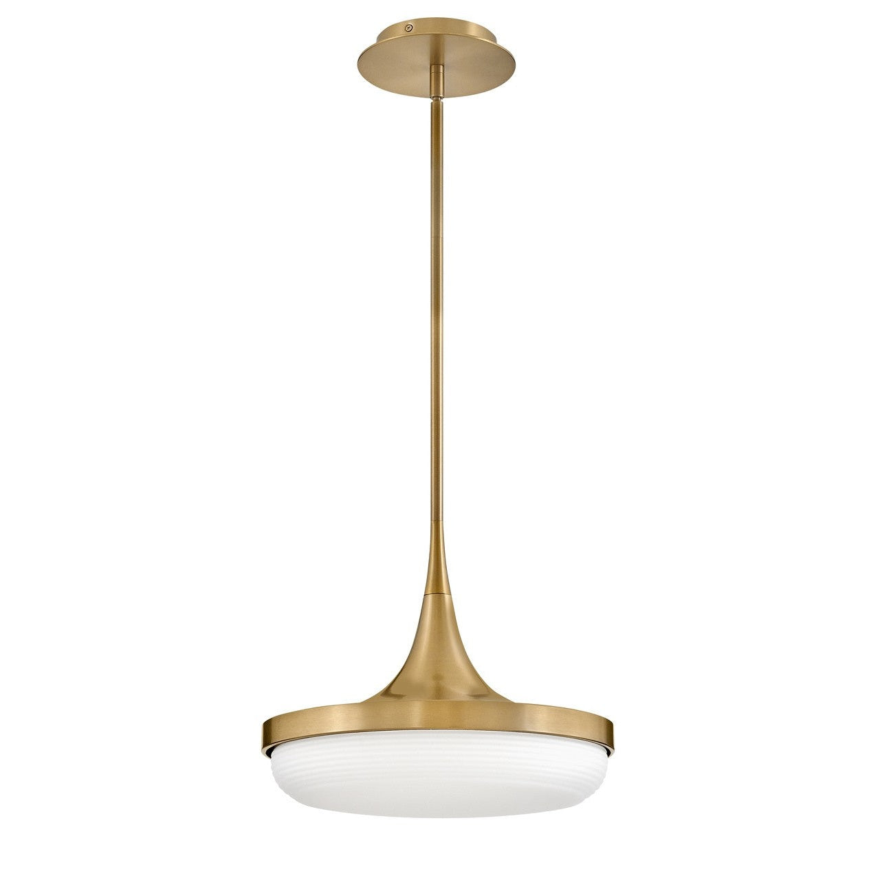 Fredrick Ramond - FR35047LCB - LED Convertible Pendant - Elsa - Lacquered Brass