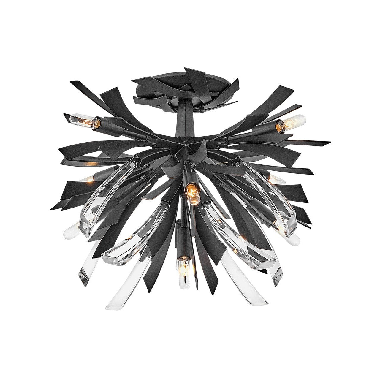 Fredrick Ramond - FR40903BGR - LED Semi-Flush Mount - Vida - Brushed Graphite