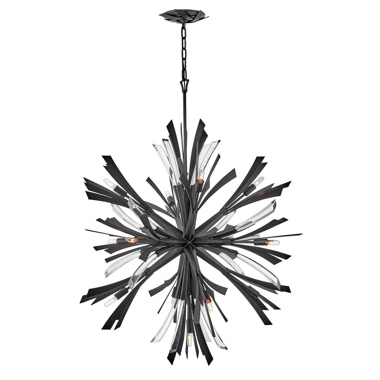 Fredrick Ramond - FR40905BGR - LED Chandelier - Vida - Brushed Graphite