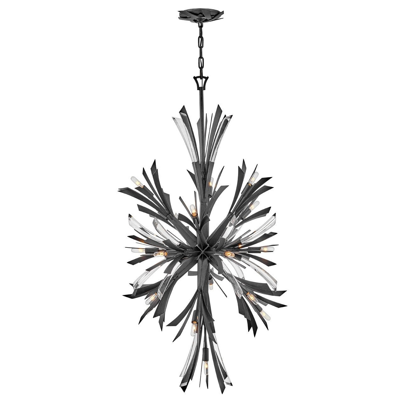Fredrick Ramond - FR40907BGR - LED Chandelier - Vida - Brushed Graphite