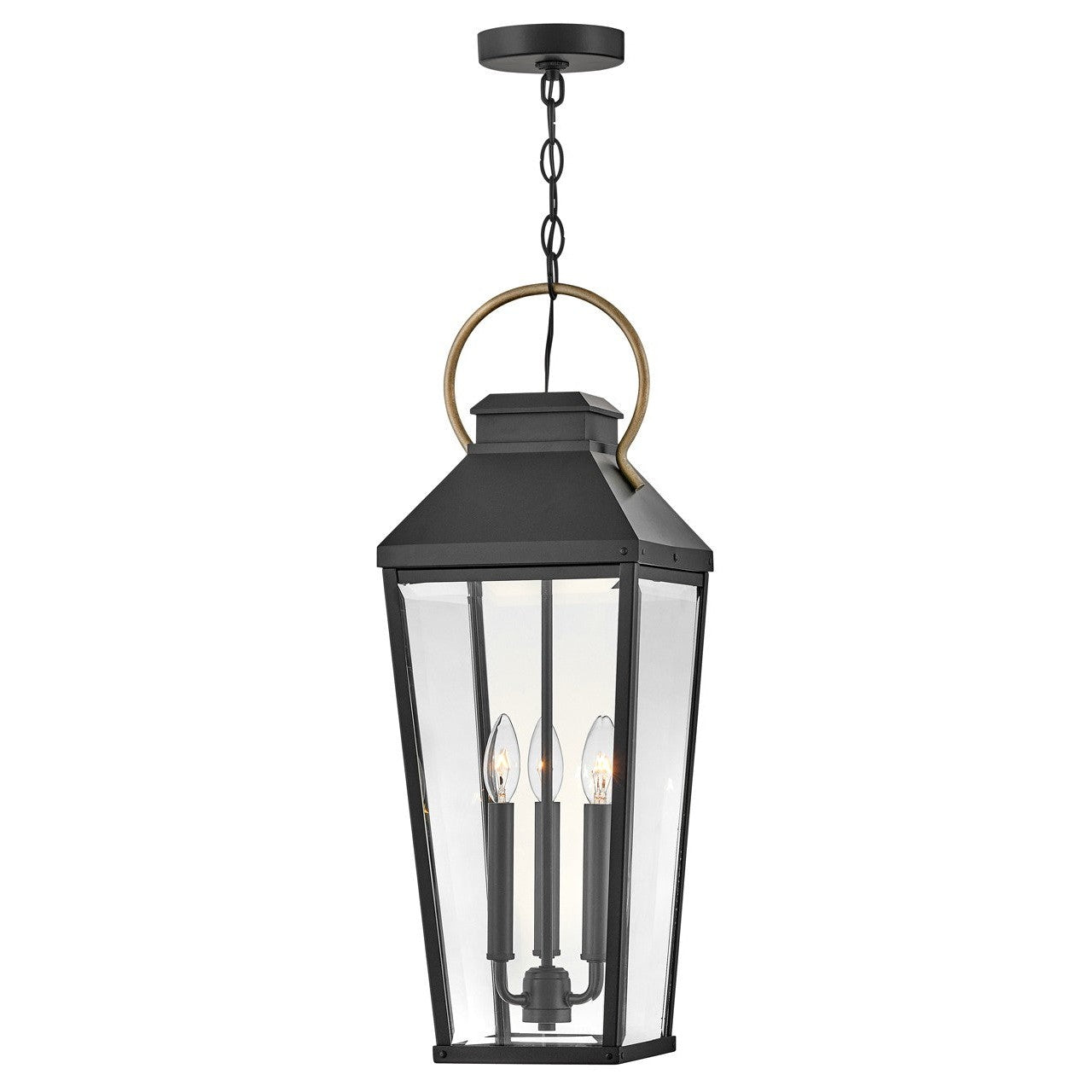 Hinkley - 17502BK - LED Hanging Lantern - Dawson - Black
