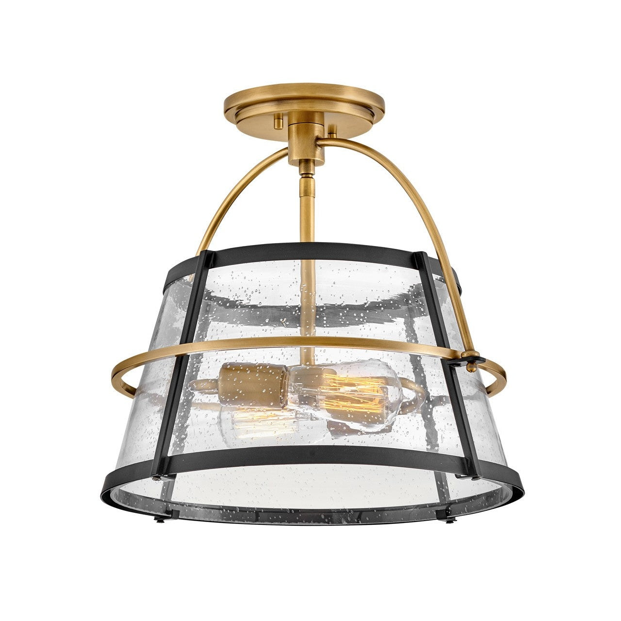 Hinkley - 38111HB - LED Semi-Flush Mount - Tournon - Heritage Brass