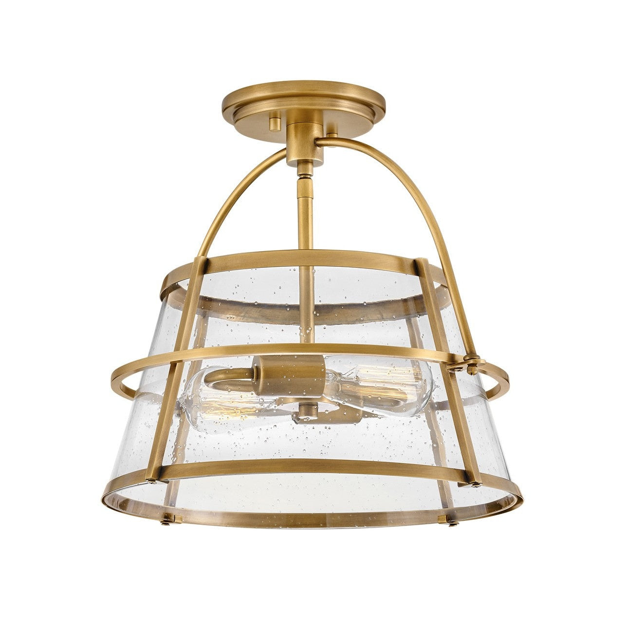 Hinkley - 38111HB-HB - LED Semi-Flush Mount - Tournon - Heritage Brass