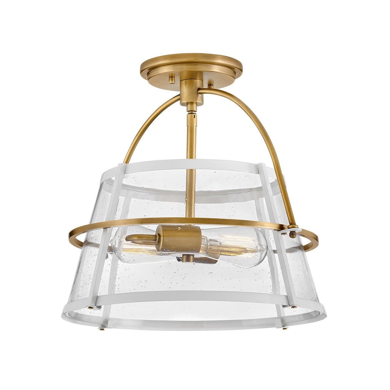 Hinkley - 38111HB-PT - LED Semi-Flush Mount - Tournon - Heritage Brass