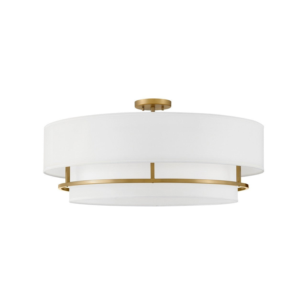 Hinkley - 38895LCB - LED Semi-Flush Mount - Graham - Lacquered Brass