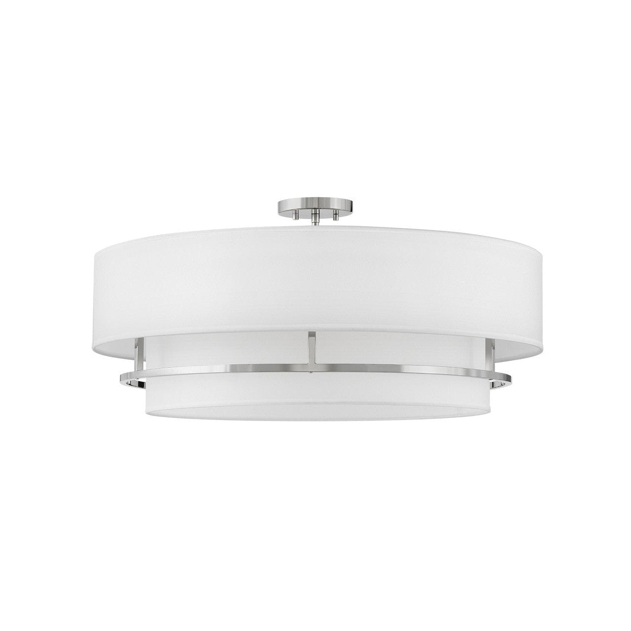 Hinkley - 38895PN - LED Semi-Flush Mount - Graham - Polished Nickel