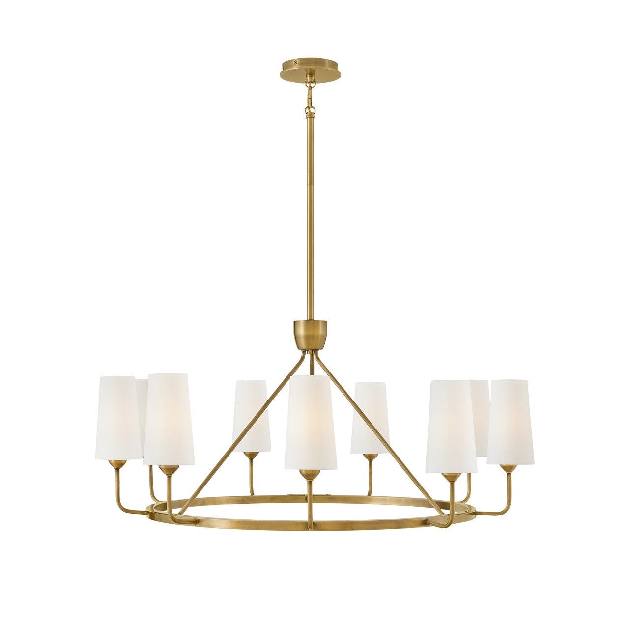 Hinkley - 45009HB - LED Pendant - Lewis - Heritage Brass