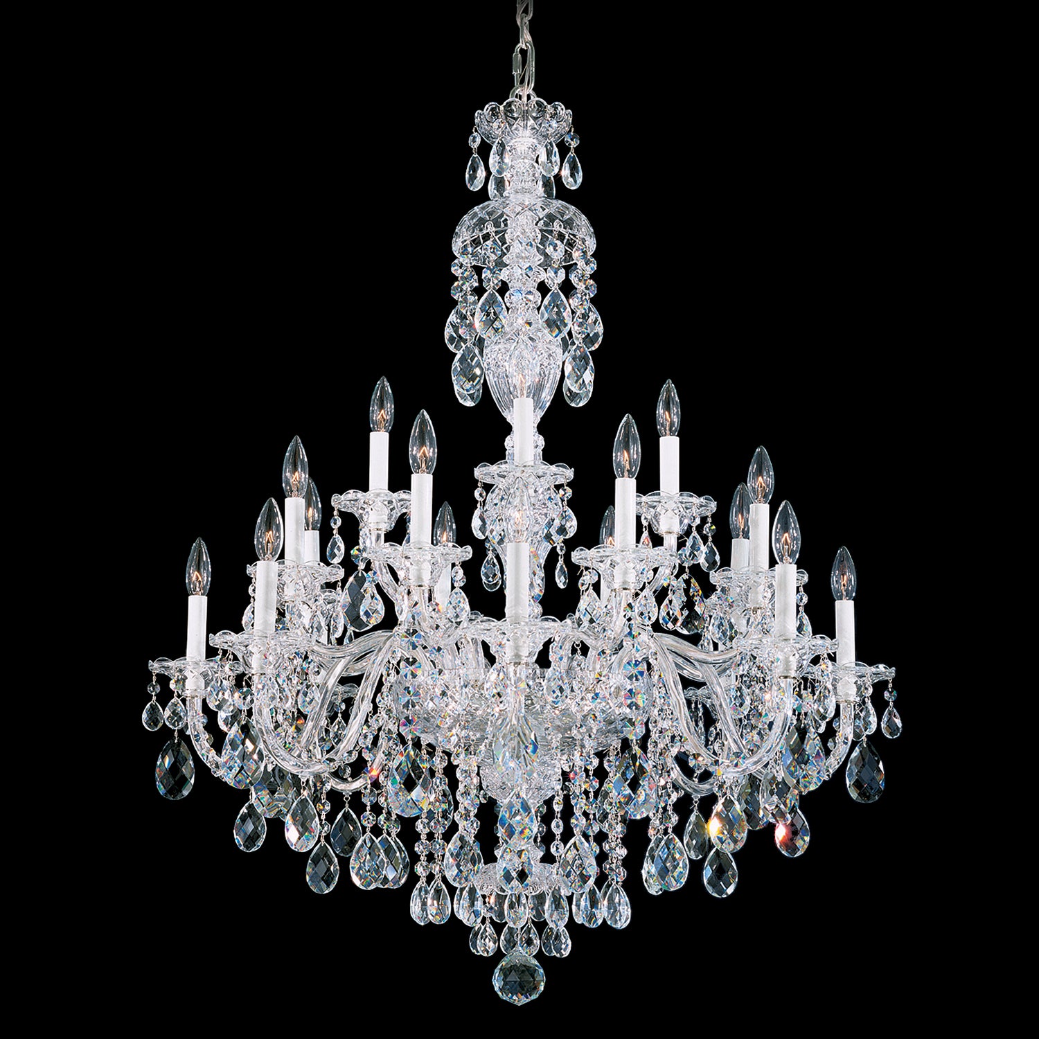 Schonbek - 2998-40H - 20 Light Chandelier - Sterling - Polished Silver