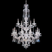 Schonbek - 3608-40H - 15 Light Chandelier - Sterling - Polished Silver