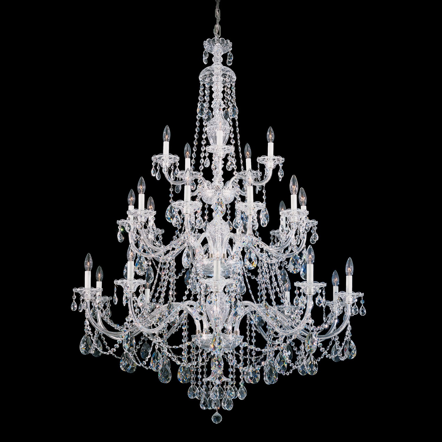 Schonbek - 3610-40H - 25 Light Chandelier - Sterling - Polished Silver