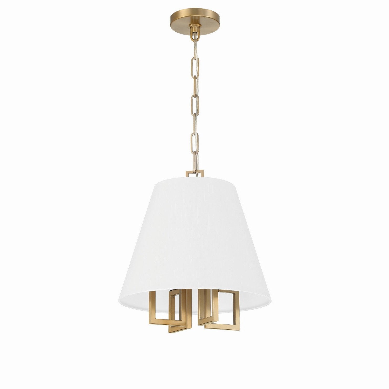 Crystorama - 2254-VG - Four Light Mini Chandelier - Westwood - Vibrant Gold
