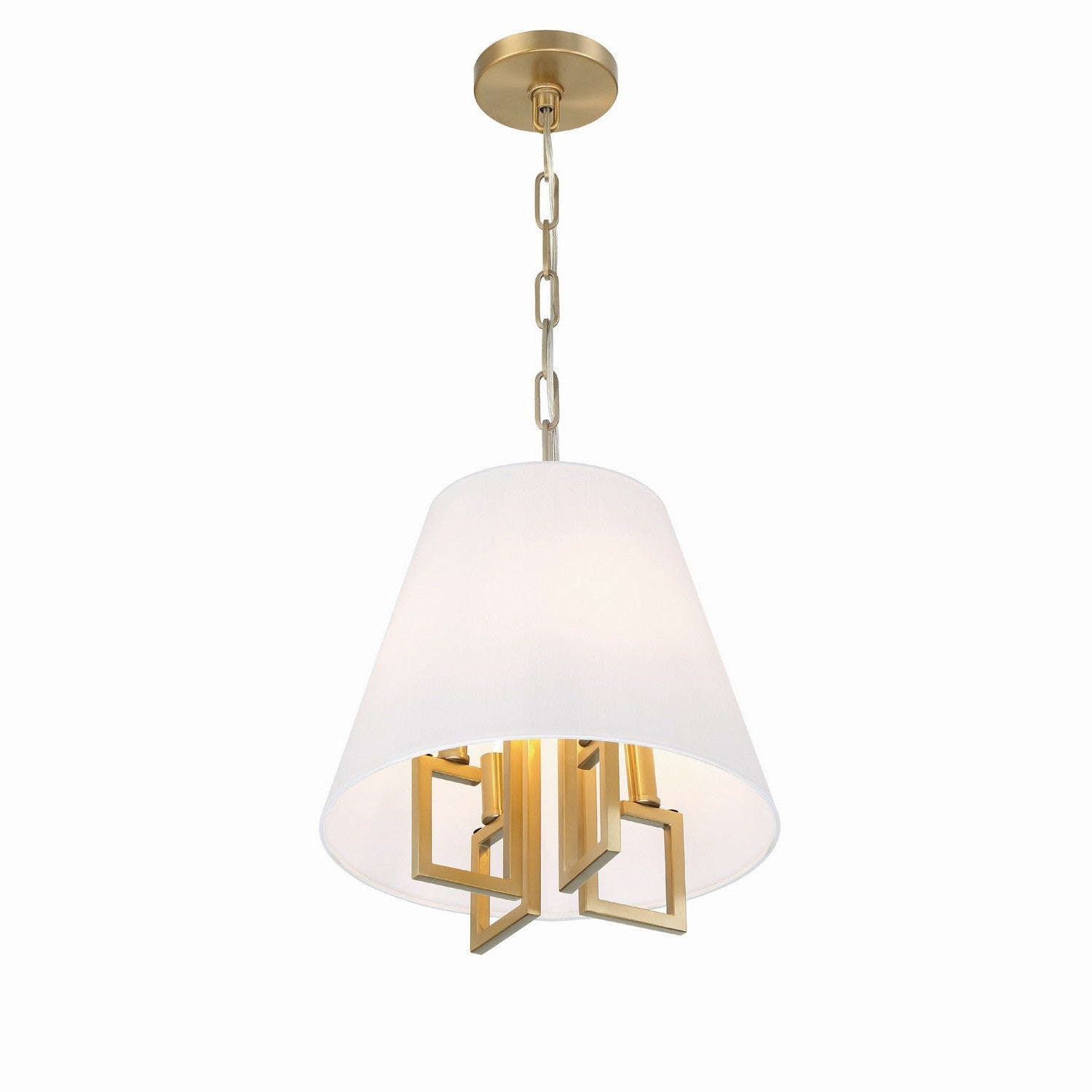 Crystorama - 2254-VG - Four Light Mini Chandelier - Westwood - Vibrant Gold