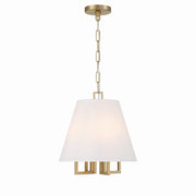 Crystorama - 2254-VG - Four Light Mini Chandelier - Westwood - Vibrant Gold