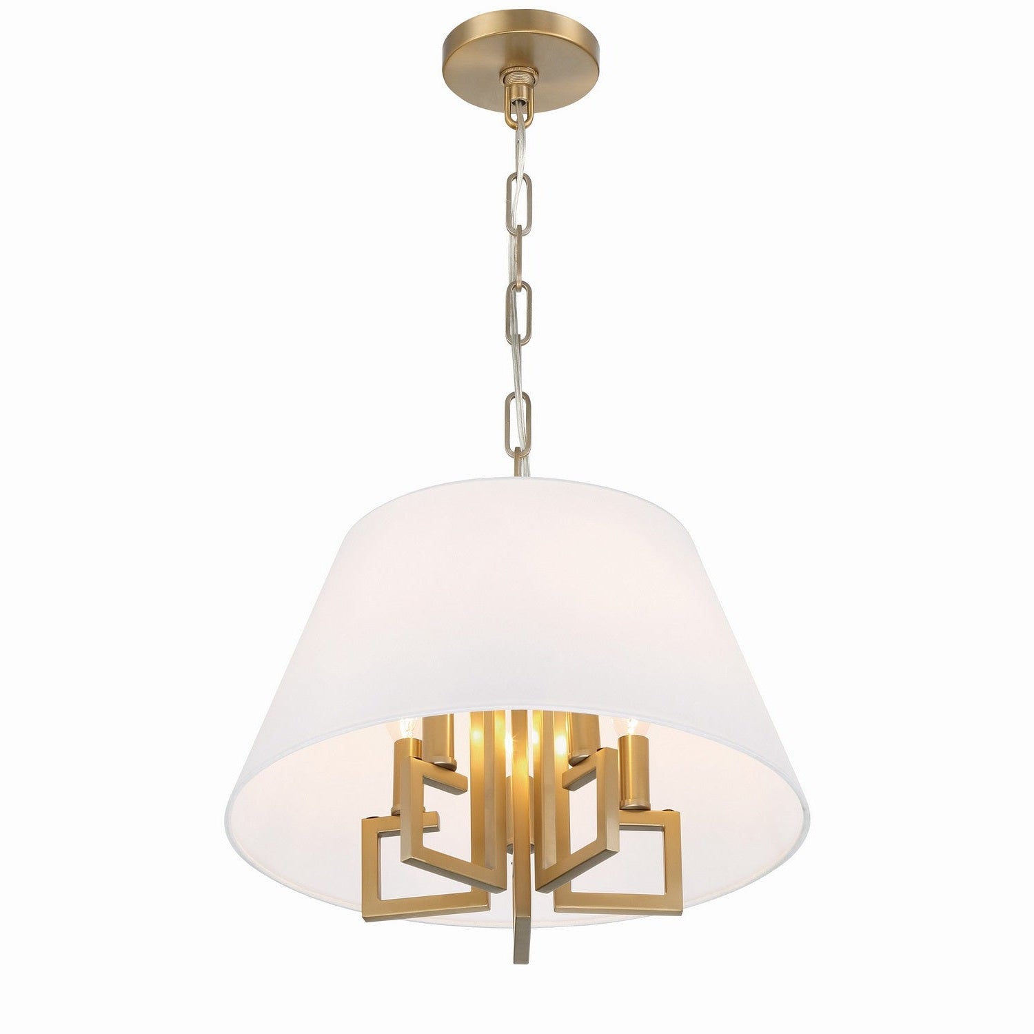 Crystorama - 2255-VG - Five Light Mini Chandelier - Westwood - Vibrant Gold