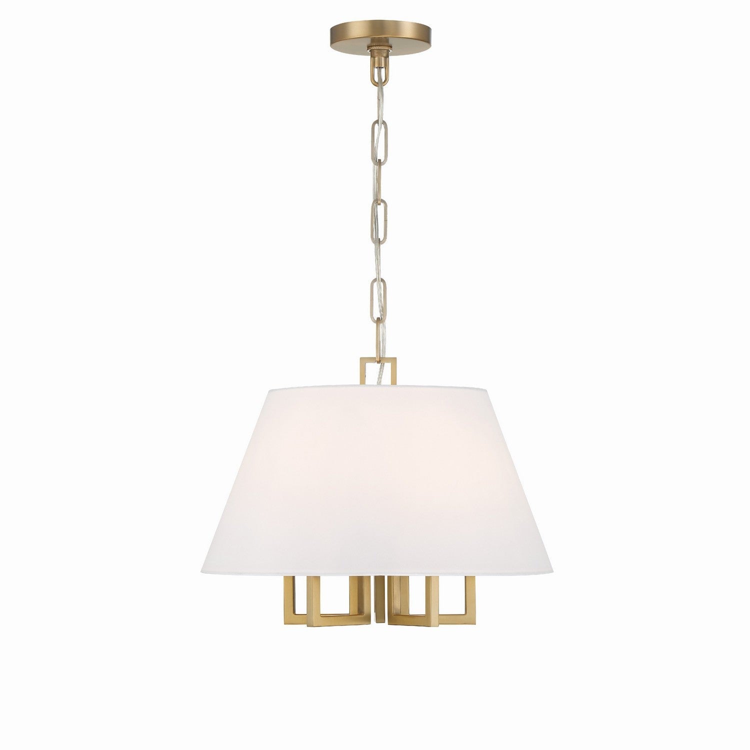 Crystorama - 2255-VG - Five Light Mini Chandelier - Westwood - Vibrant Gold