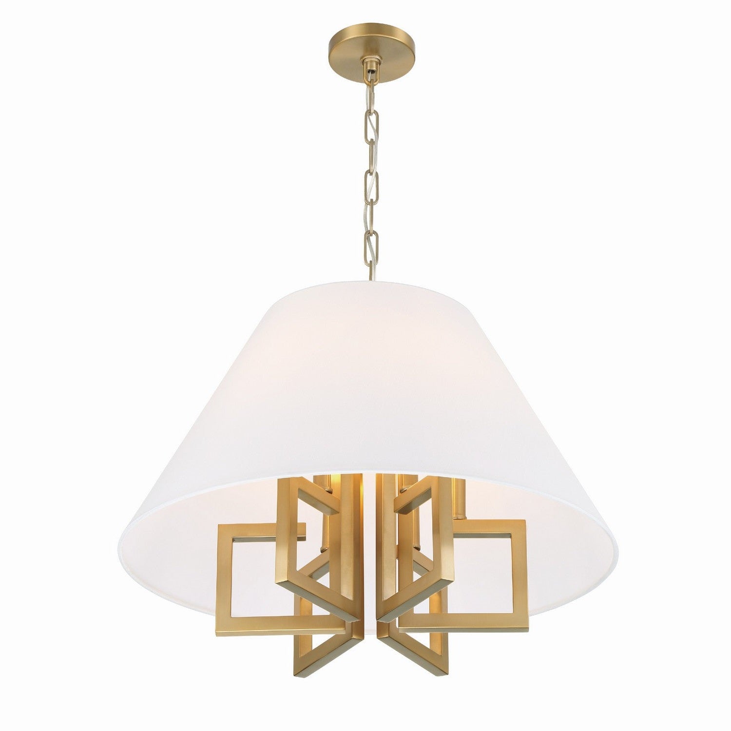 Crystorama - 2256-VG - Six Light Chandelier - Westwood - Vibrant Gold