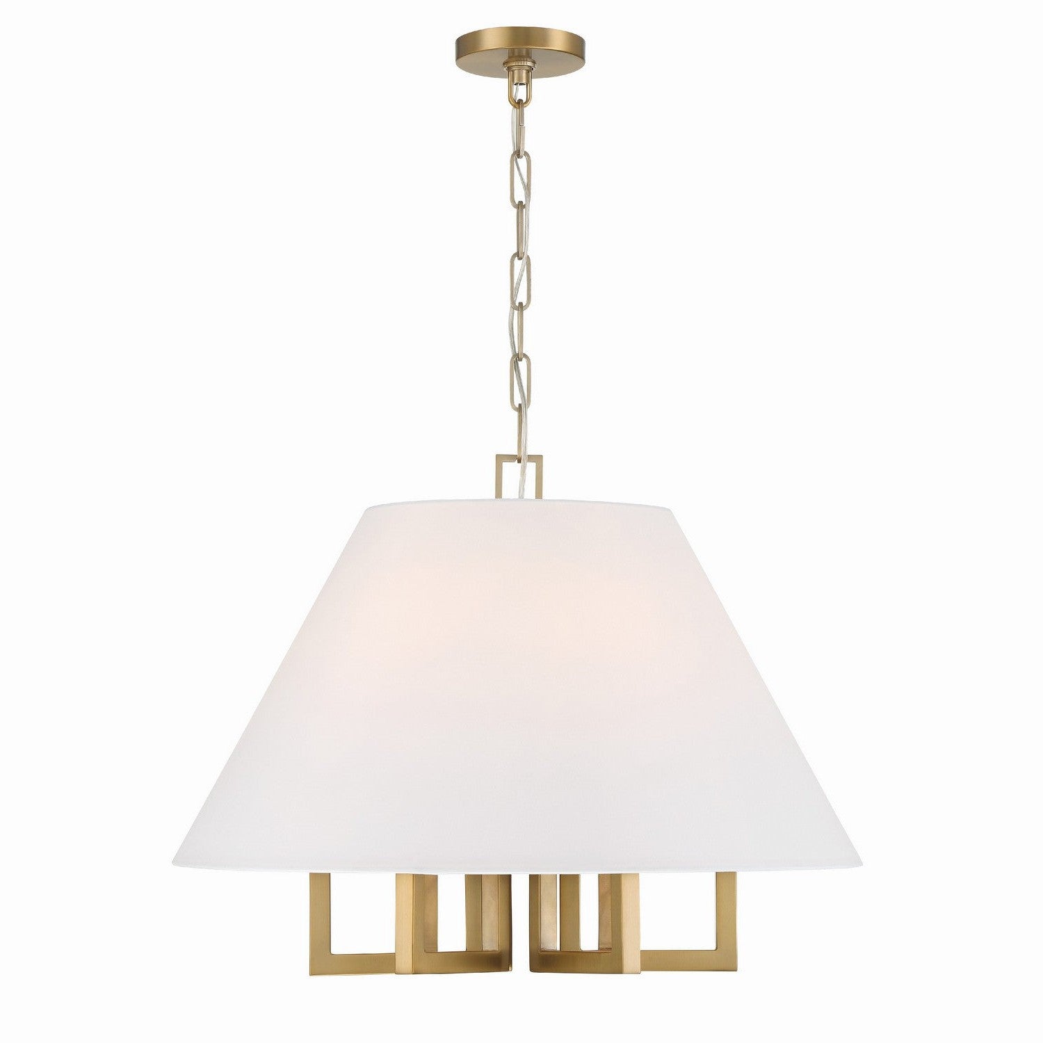 Crystorama - 2256-VG - Six Light Chandelier - Westwood - Vibrant Gold