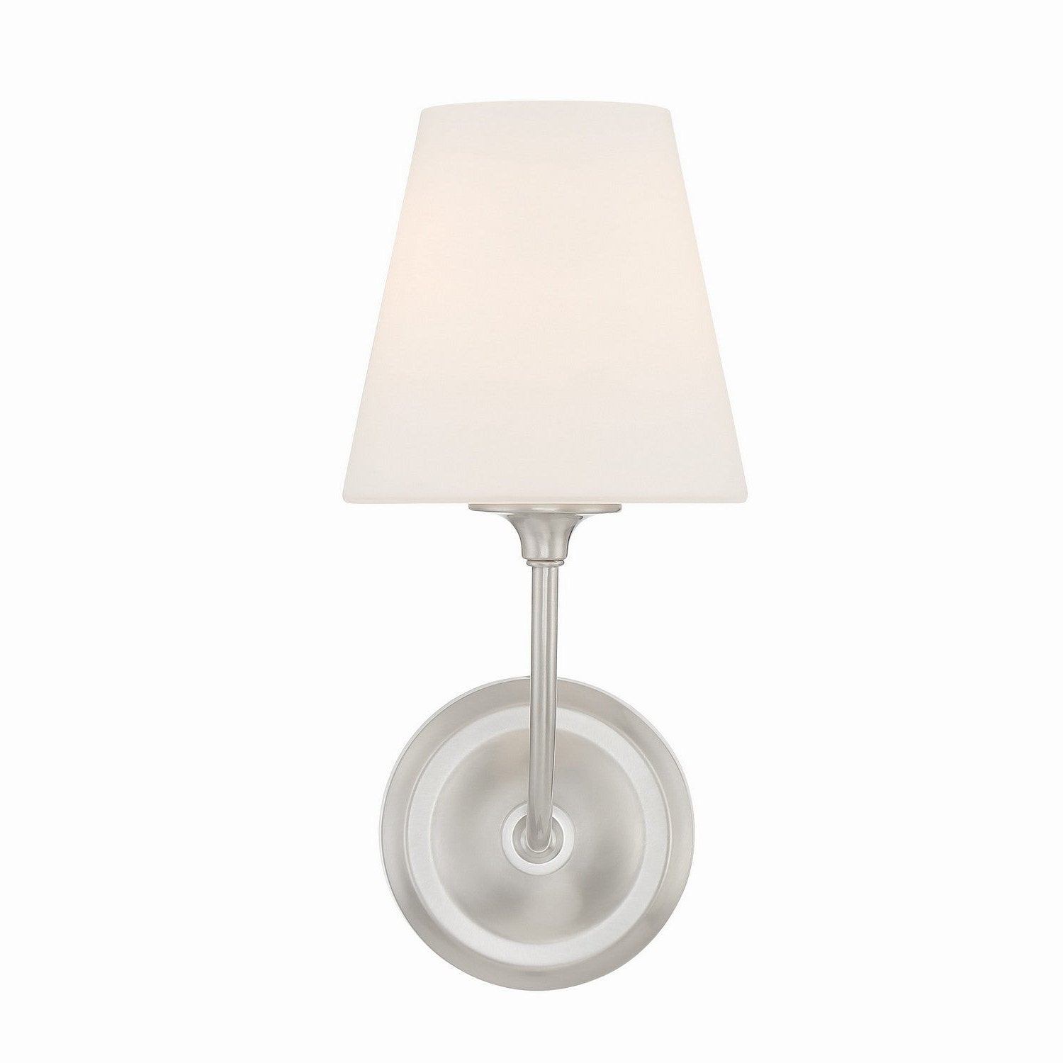 Crystorama - 2441-OP-BN - One Light Wall Sconce - Sylvan - Brushed Nickel