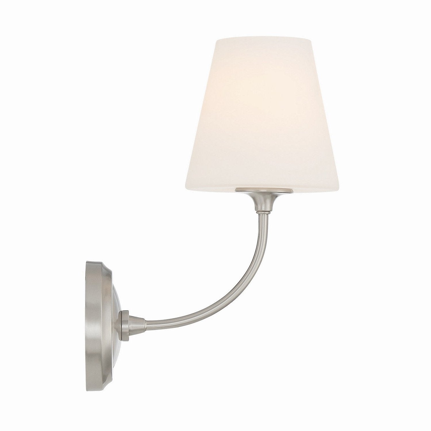 Crystorama - 2441-OP-BN - One Light Wall Sconce - Sylvan - Brushed Nickel