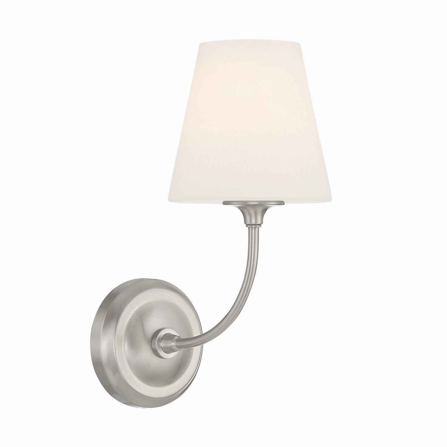 Crystorama - 2441-OP-BN - One Light Wall Sconce - Sylvan - Brushed Nickel