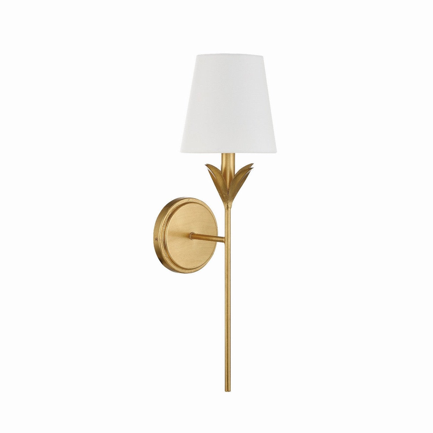 Crystorama - 531-GA - One Light Wall Sconce - Broche - Antique Gold