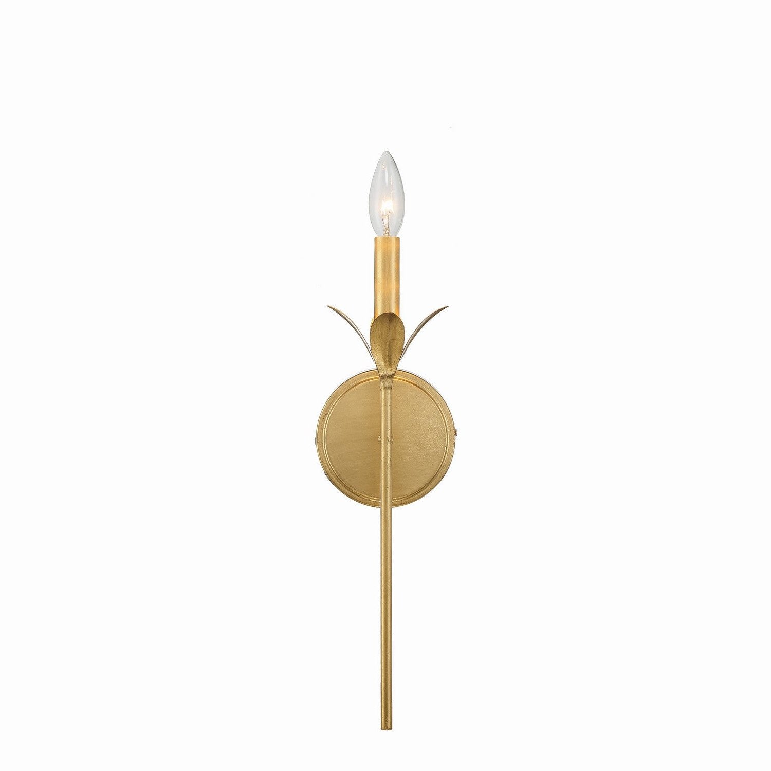 Crystorama - 531-GA - One Light Wall Sconce - Broche - Antique Gold
