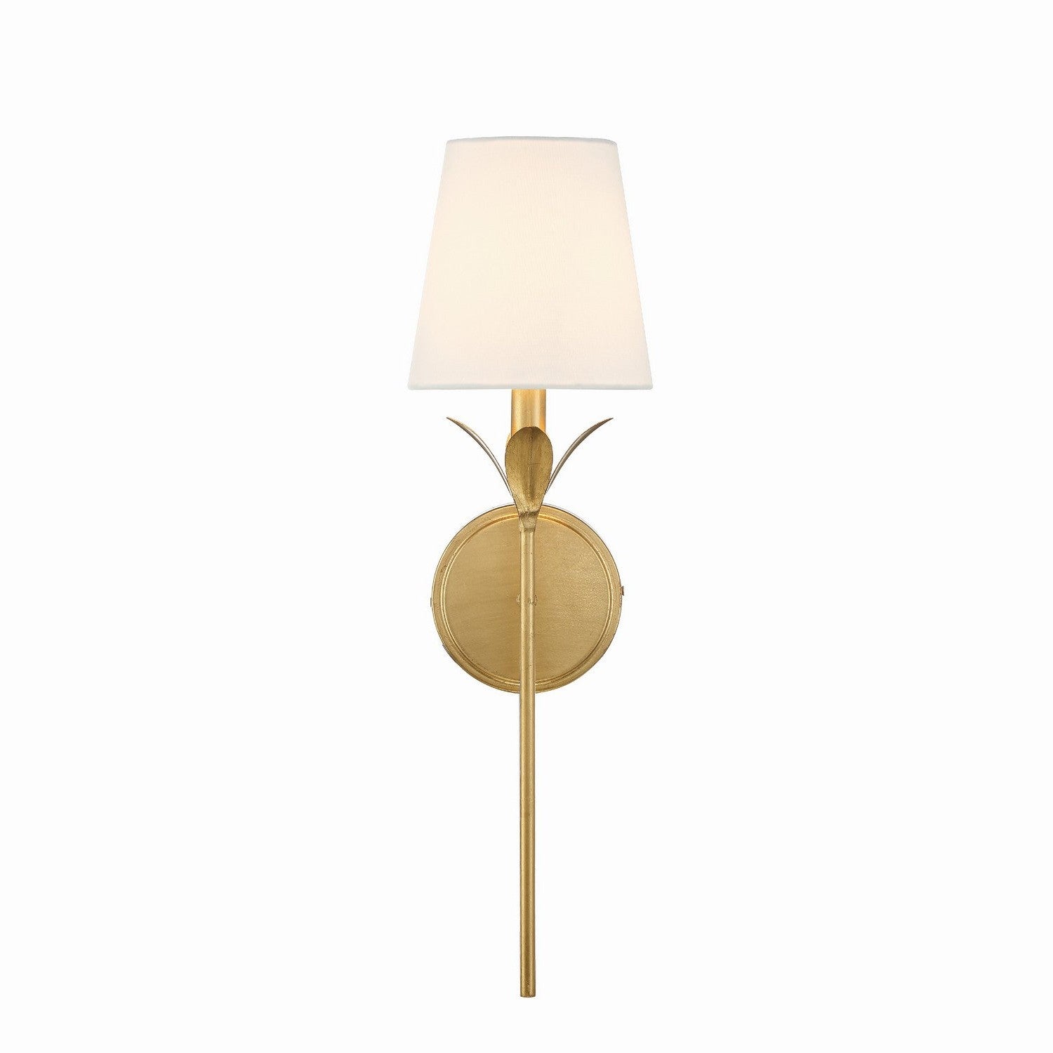 Crystorama - 531-GA - One Light Wall Sconce - Broche - Antique Gold