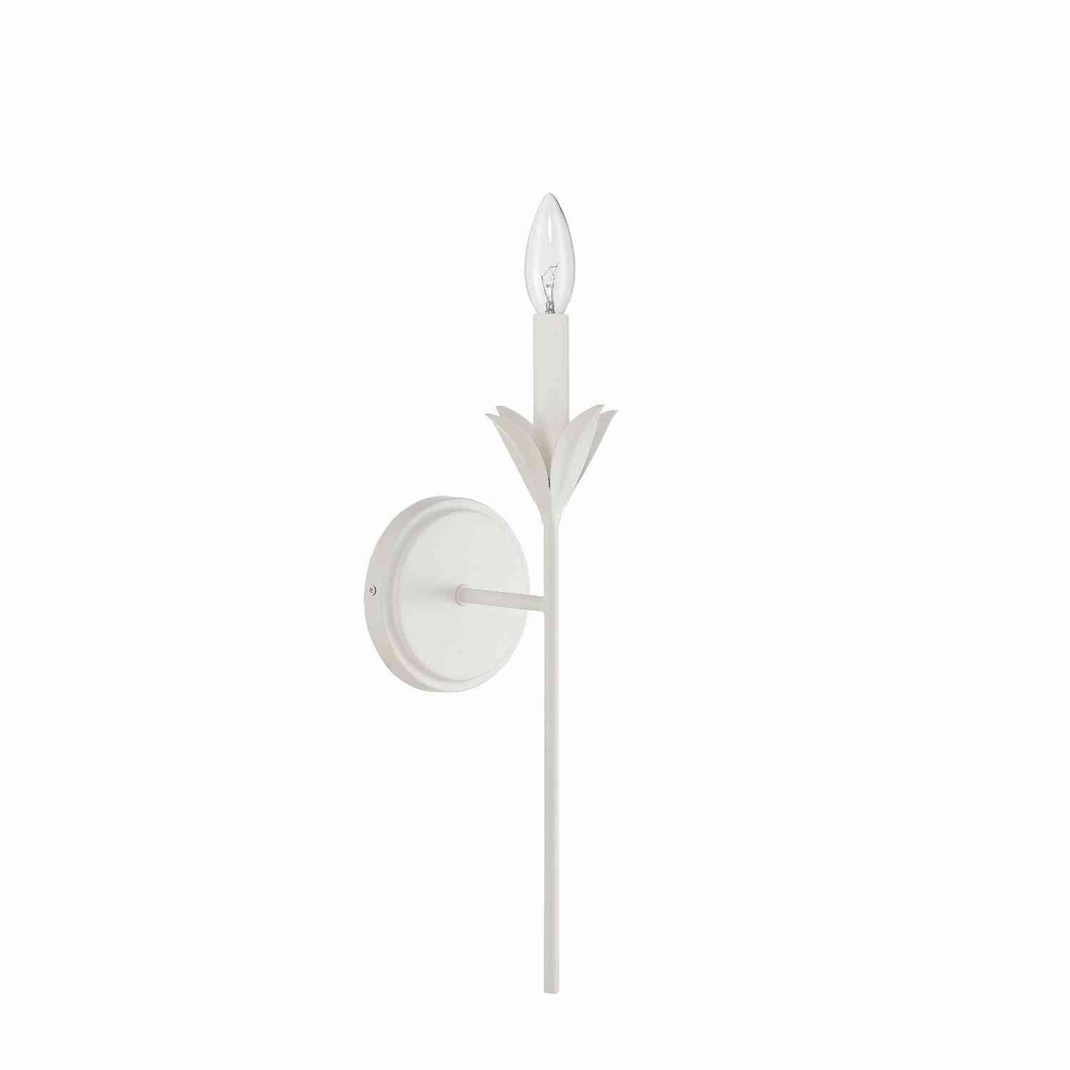 Crystorama - 531-MT - One Light Wall Sconce - Broche - Matte White